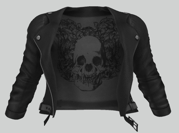 *Ryder* Skull Jacket - Black