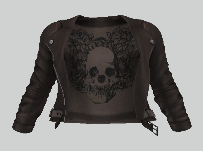 *Ryder* Skull Jacket - Brown