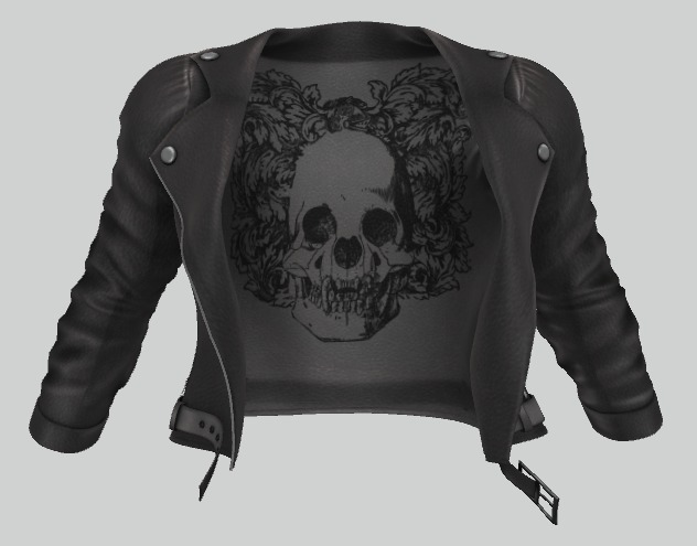 *Ryder* Skull Jacket - Gray