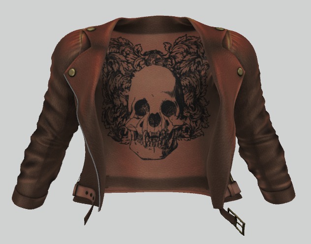 *Ryder* Skull Jacket - Orange