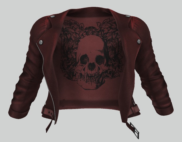 *Ryder* Skull Jacket - Red