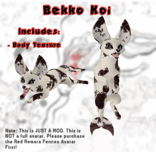 Red Remora Fennec Koi Bekko Mod
