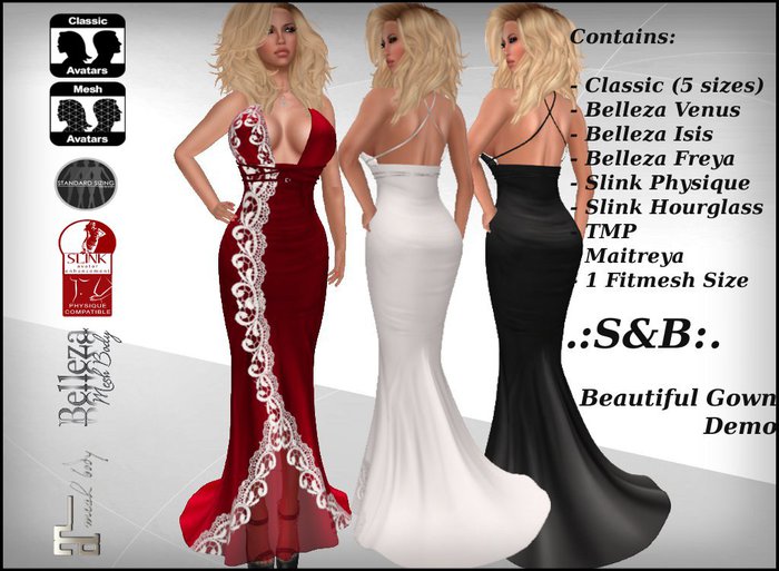 .:S&B:. Beautiful Gown Demo