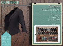 Addams Women's Suit Jacket -Maitreya, Belleza, Slink- Mesh Jacket "Irina" in Black