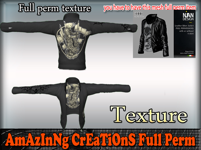 AmAzInG CrEaTiOnS Texture Leather-Jacket 10