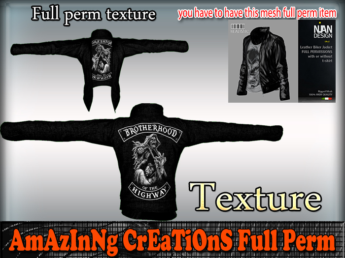 AmAzInG CrEaTiOnS Texture Leather-Jacket 30