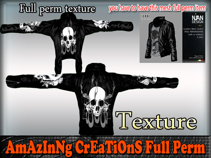 AmAzInG CrEaTiOnS Texture Leather-Jacket 31