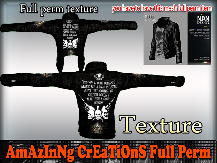 AmAzInG CrEaTiOnS Texture Leather-Jacket 35