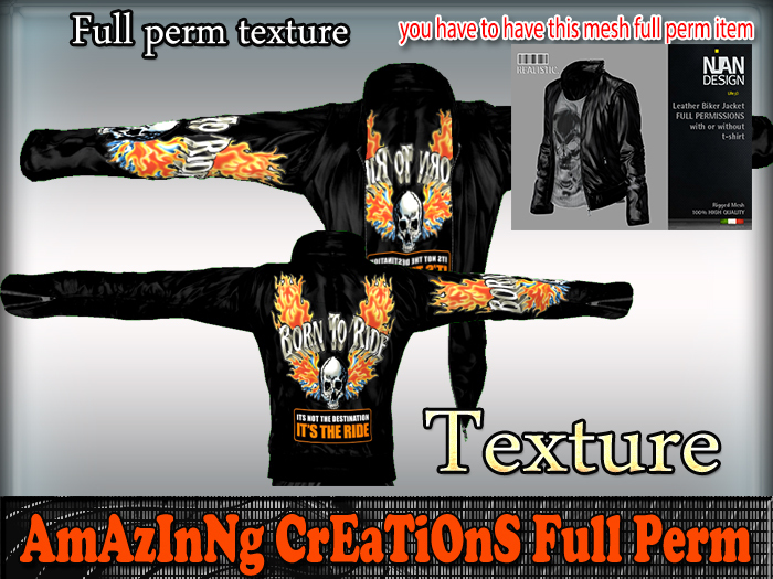 AmAzInG CrEaTiOnS Texture Leather-Jacket 41