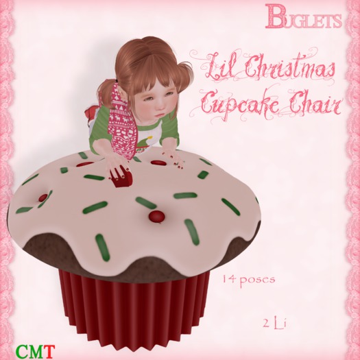 ~*Buglets*~ Lil Christmas Cupcake Chair