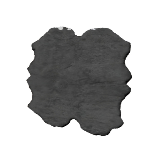 Black Fur Rug