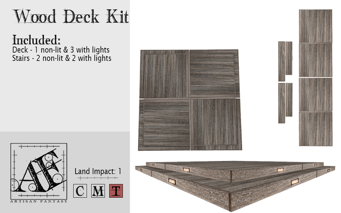 *AF* Wood Deck Kit (Wear Me)