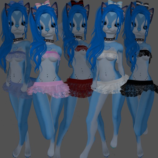 Fierce Fashion ~ Lace Ruffle Skirt & Top Applier Fatpack