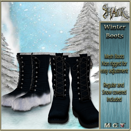 *Shack* Winter Boots Blue