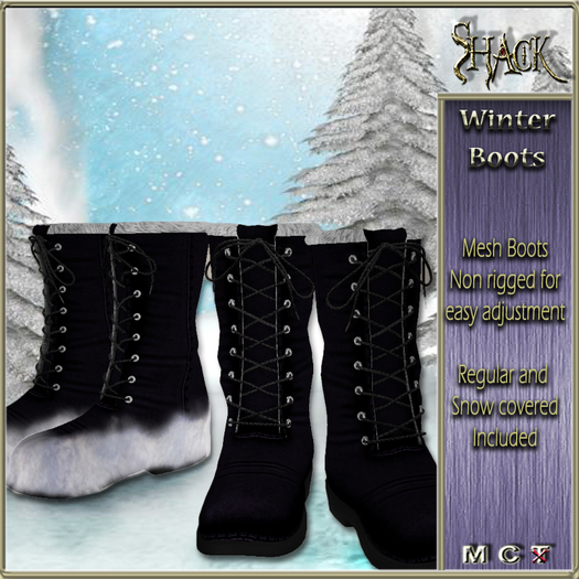 *Shack* Winter Boots Grape