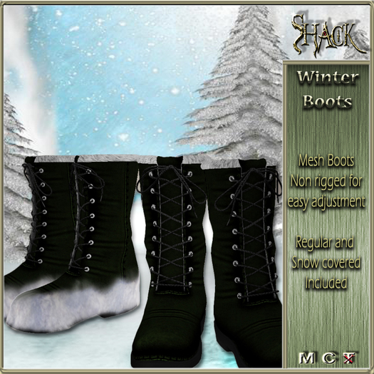 *Shack* Winter Boots Green