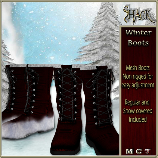 *Shack* Winter Boots Red
