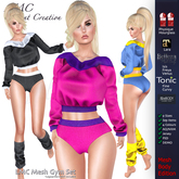LMC - Gym Set - Full Perm mesh Template - Maitreya Belleza Freya Isis Venus SLink Hourglass Tonic eBody