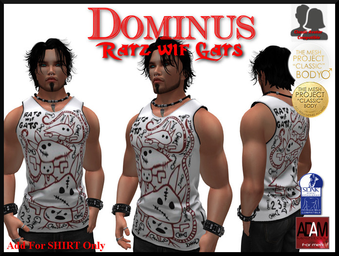 ~DOMINUS~Ratz wif Gats  TANK (BOXED)