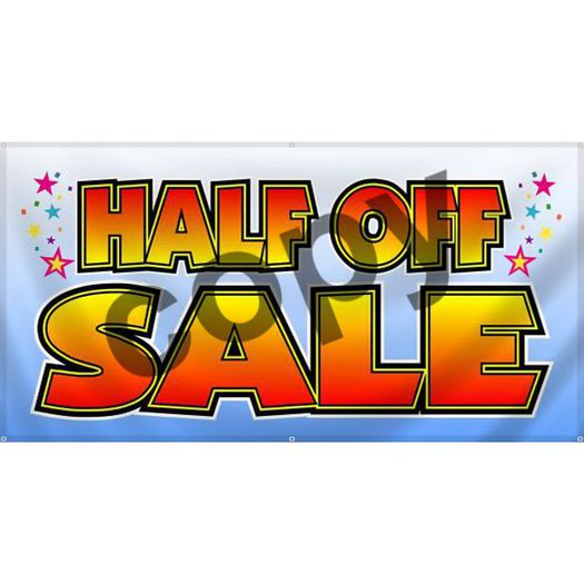 1/2 Ott Sale Sign Clearance
