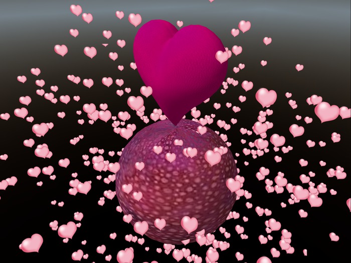 Valentine Heart Sky Ball