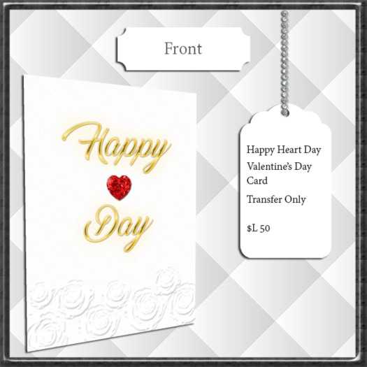 ~FS~ Happy Heart Day Valentine's Day Card