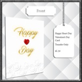 ~FS~ Happy Heart Day Valentine's Day Card