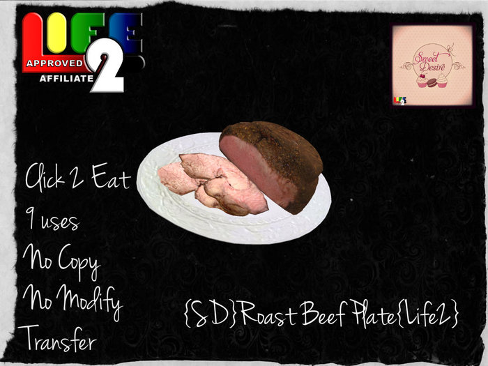 {SD} Roast Beef Plate {Life2}