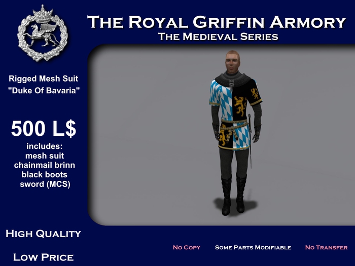 Armor "Duke Of Bavaria"