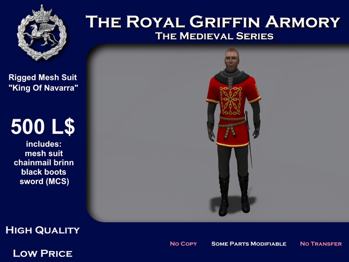 Armure "Roi de Navarre"