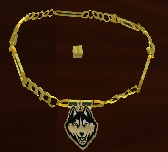 Gold Husky Necklace