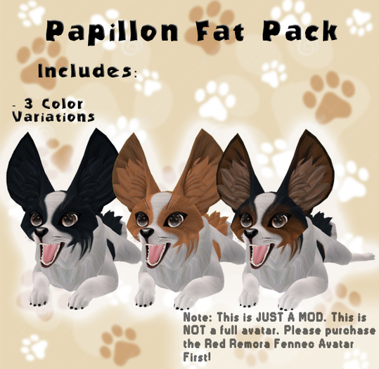 Red Remora Fennec Papillon Fat Pack