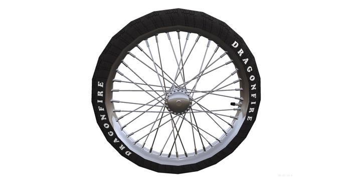 D35 Antique Spoked Rim mesh
