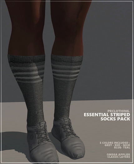 `prclothing.` Essnt' Striped Socks : 5 Colors