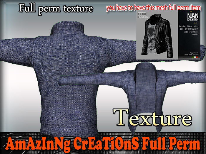 AmAzInG CrEaTiOnS Texture Leather-Jacket 50