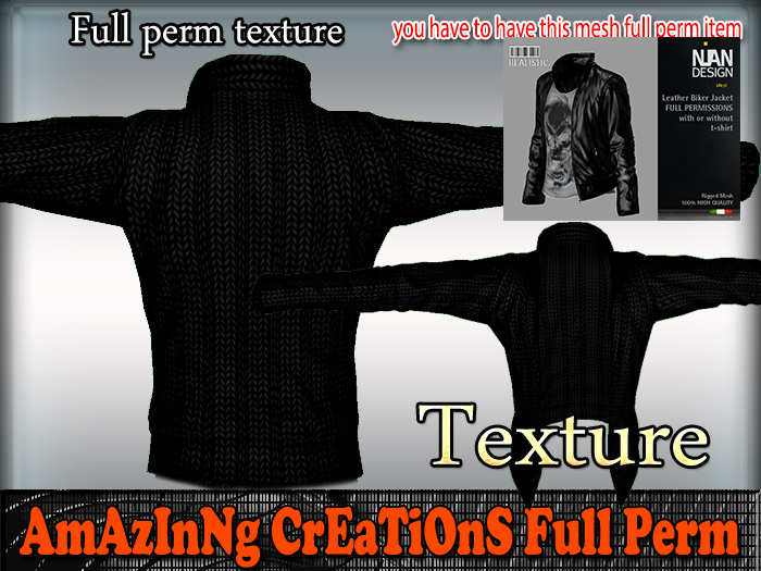 AmAzInG CrEaTiOnS Texture Leather-Jacket 54