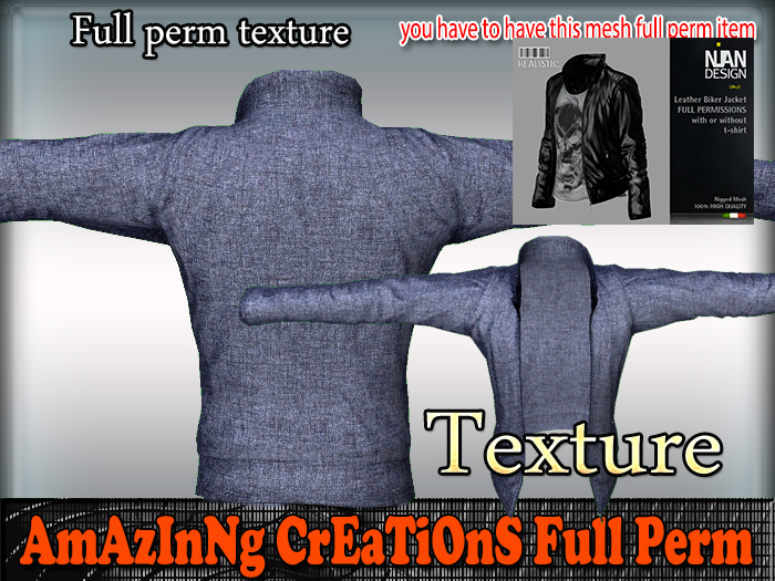 AmAzInG CrEaTiOnS Texture Leather-Jacket 56