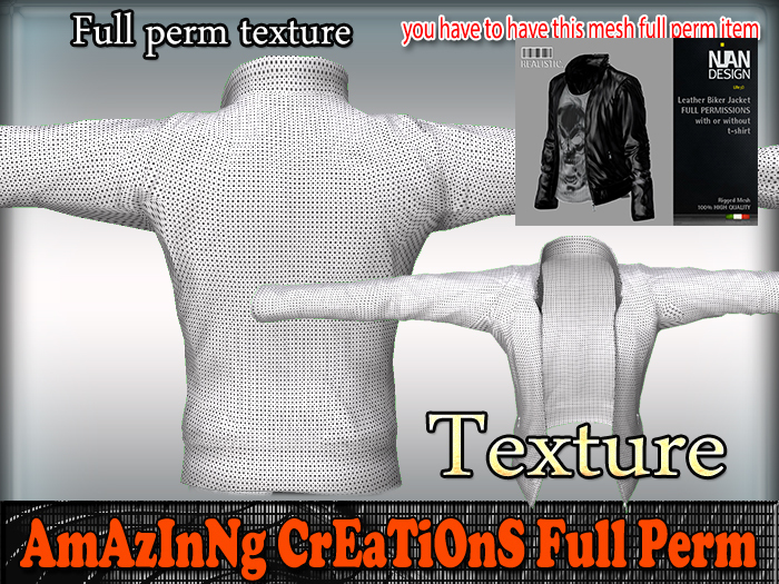 AmAzInG CrEaTiOnS Texture Leather-Jacket 57