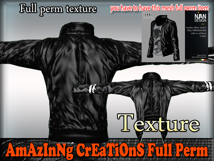 AmAzInG CrEaTiOnS Texture Leather-Jacket 64