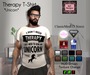 d2t designs therapy t shirt unicorn m pic