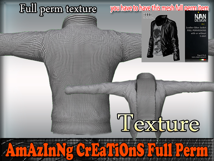 AmAzInG CrEaTiOnS Texture Leather-Jacket 70