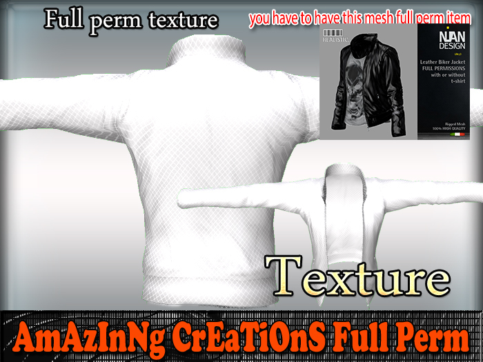 AmAzInG CrEaTiOnS Texture Leather-Jacket 75