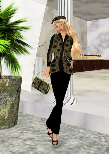 Fur Set # 1 (Jacket, Purse, Cap)