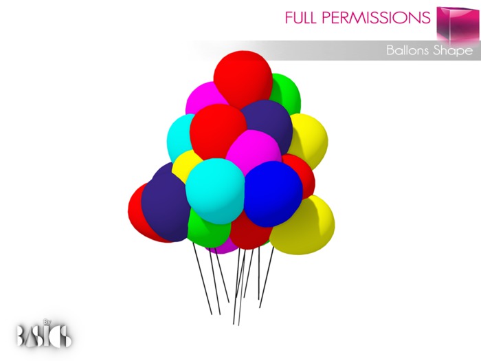 Full Perm Basics Mesh Ballons Shape