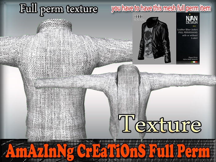 AmAzInG CrEaTiOnS Texture Leather-Jacket 86