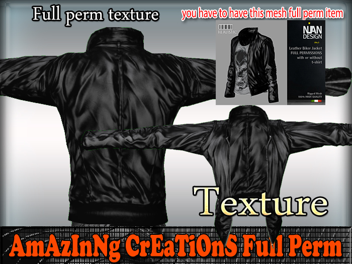 AmAzInG CrEaTiOnS Texture Leather-Jacket 94