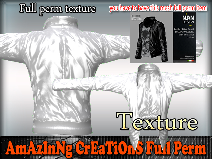 AmAzInG CrEaTiOnS Texture Leather-Jacket 95