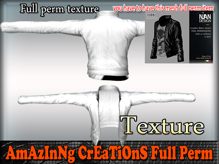 AmAzInG CrEaTiOnS Texture Leather-Jacket 98
