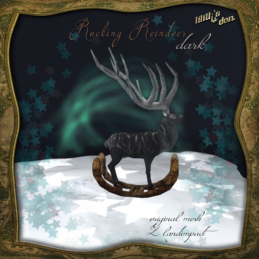 Lilith's Den Rocking Reindeer - dark - copy