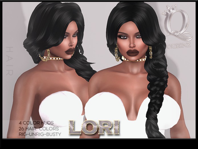 {H} Lori (Rigged Mesh Hair) *BUNDLE*